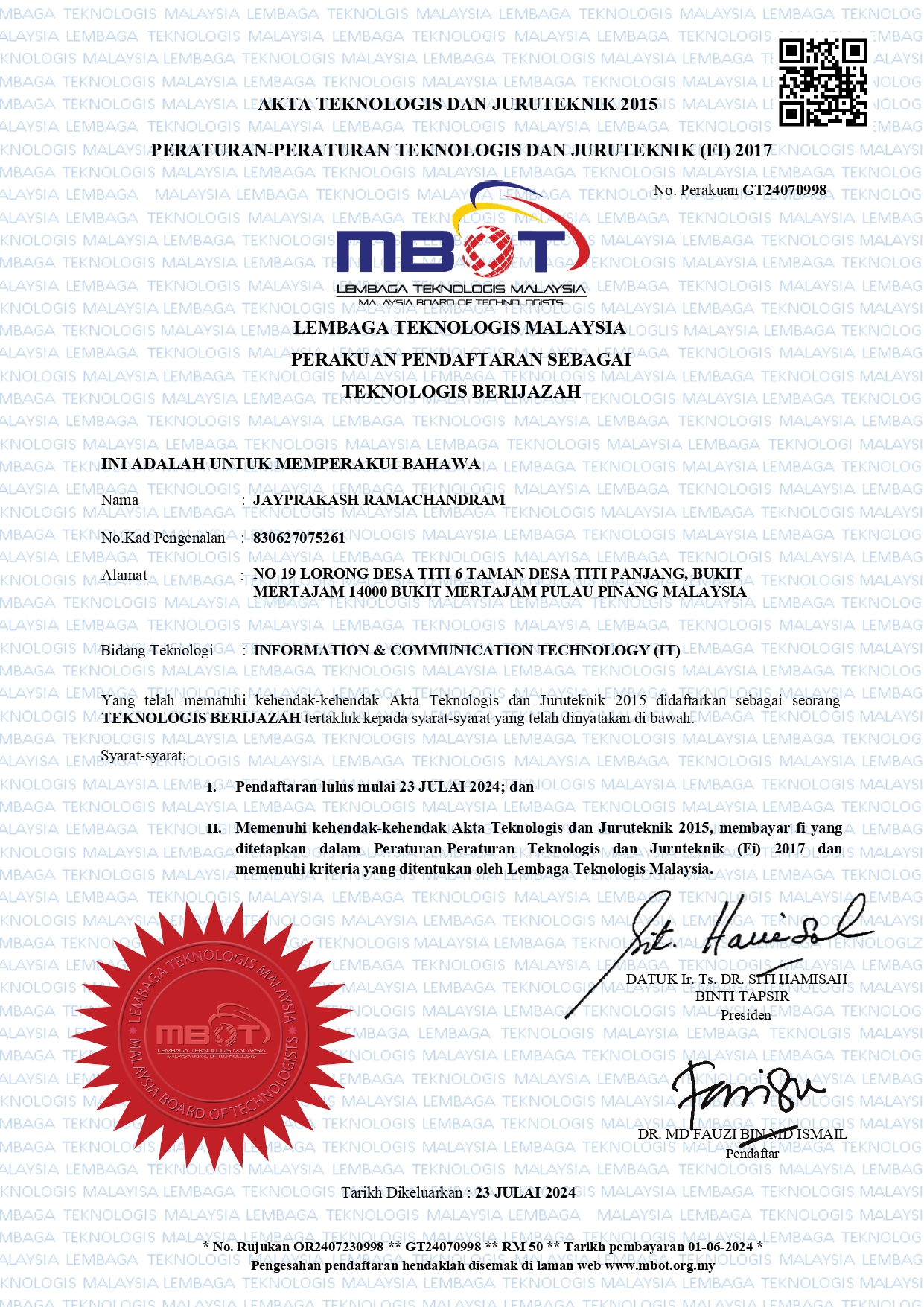 Certification 6
